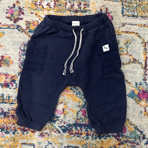 H&M Dark Blue Kids Joggers - Picture 1 of 1
